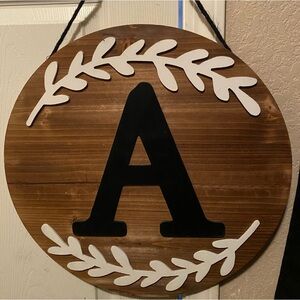 Monogram Plaque 18”